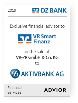 DZ BANK AG VR LEASING AG in the sale of their shares in VR-ZR GmbH to Aktivbank AG - Advior International